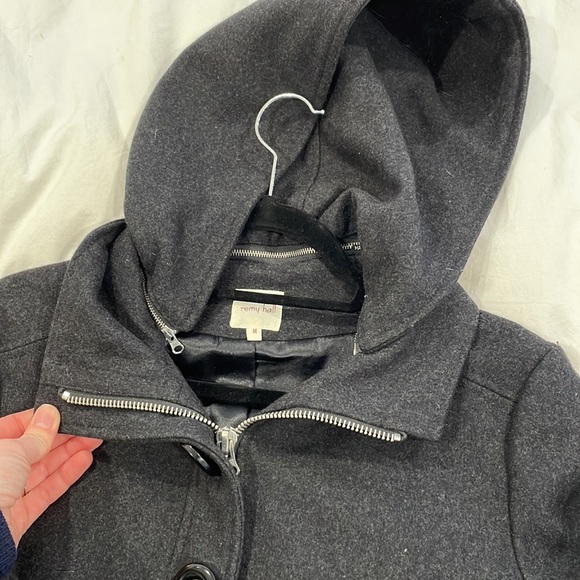 Remy Hall black wool cape jacket - Picture 6 of 6